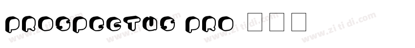 Prospectus Pro字体转换